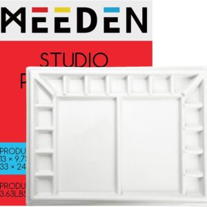 MEEDEN Studio Porcelain Watercolor Paint Palette