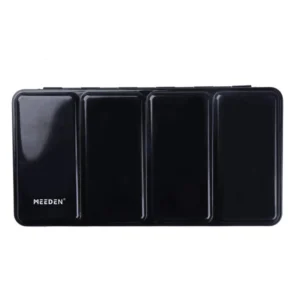 MEEDEN Empty Watercolor Tin Palette - Svart