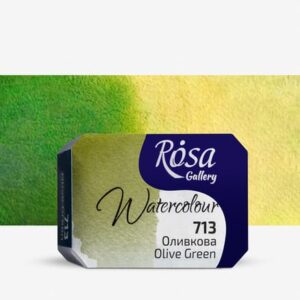 Rosa : Watercolour Paint : Full Pan : Olive Green