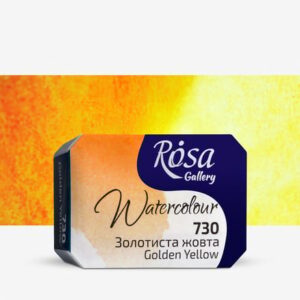 Rosa : Watercolour Paint : Full Pan : Golden Yellow