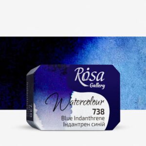 Rosa : Watercolour Paint : Full Pan : Blue Indanthrene