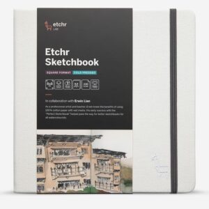 Etchr : Everyday Sketchbook Cold Press Square : 230gsm