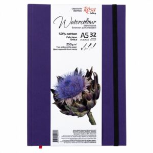 A5 ROSA Gallery Watercolor Notebooks 250g/m2 - Violet